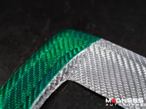 Alfa Romeo Stelvio Shift Gate Trim Panel - Carbon Fiber - Pre '20 - Italian Theme  - Feroce Carbon